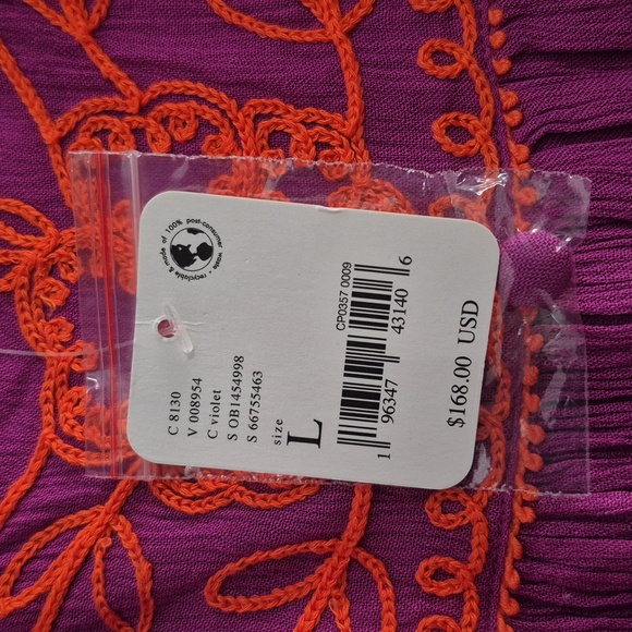 Free People Wedgewood Embroidered Maxi Dress In Violet - Picture 5 of 9